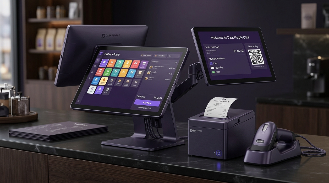 เครื่องแคชเชียร์จอสัมผัส 2 หน้าจอ 108 POS X15